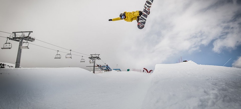 Snow park Obereggen - Dolomites